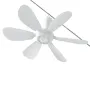 Tevorex 5 / 6 / 8 Leaves Electric Ceiling Fan Silent Low Noise Energy Saving with Remote Cable Lightweight Portable for Camping Bed Dormitory Tent