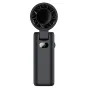 Handheld Fan Mini Fan with Digital Display 180° Folding Multi-Angle Air Supply USB Fan 3600mAh High Speed Fan