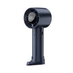 Tevorex Compact Rechargeable Cooling Fan with Type-C Fast Charging Five Adjustable Speeds LED Functional Display Lightweight Design