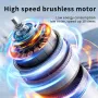 100 Adjustable Speed Silent High-Speed Handheld Outdoor Fan Rechargeable Mini Portable Turbine USB Fan