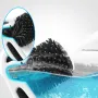 Electric Toilet Brush IPX7 Waterproof TPR Material No Stains No Dead Corner Cleaning Large Battery Capacity Wall-mountable for Washroom Clean
