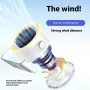 Portable Turbo Fan with Digital Display 100-Speed Mini Air Circulator for Wall Mount & Desktop Use, Quiet and Powerful