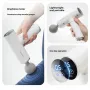 Lenovo Portable Lightweight N2 Fascia Gun 3200 RPM Massage Device with 6 Attachments and 5 Adjustable Speeds, 1800mAh Battery for Muscle Relaxation