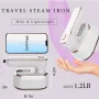 Mini Garment Steamer Steam Iron Handheld Portable Home Travelling for Clothes Ironing Wet Dry Ironing Machine
