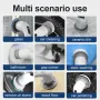 Multifunctional Electric Cleaning Brush with 9 Replaceable Heads for Kitchen Bathroom 3-speed Adjustable Cleaning Extendable Handle Floor Scrubber