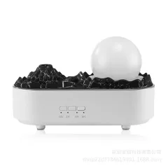 Volcano Humidifier Household Large Fog Desktop Creative Ornaments Bedroom Night Light Home Air Humidifier with Dual Mist Modes