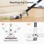 [US Direct] MOOSOO S5 Mate BLDC Cordless 20KPa Handheld Vacuum Cleaner Powerful Brushless Suction with Green LED Floor Brush Light
