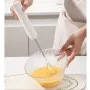 USB Rechargeable Electric Milk Frother Whisk With 3-Speed Dual Stirring Heads Ideal for Coffee, Milk Tea, and Egg Beating