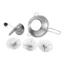 Molino de alimentos de acero inoxidable, mezclador de metal para verduras, zanahorias, tomates, patatas y arroz.