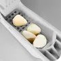 Spremiaglio multifunzionale 3 in 1 portatile, tritacarne manuale, affettatrice per aglio, apriscatole in materiale ecologico