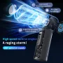 Handheld 100 Stepless Speed Fan Portable USB Rechargeable Desk Fan 3000mAh Battery Turbo Engine Ice Porcelain Cooling