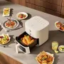 XIAOMI Mijia 5L 1200W Air Fryer N1 with 1200W Infrared Heating 6.2 inch Transparent Viewing Window No-Flip 3D Frying Alloy Interior