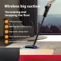 Handheld Small Cordless Vacuum Cleaner 120W 650ml Dust Cup 15kPA Suction LED Display Portable Vacuum 2000mAh Pet Cat Hair Mopping Machine