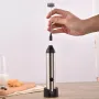 Stainless Steel Electric Egg Beater Household Small Milk Beater Automatic Milk Whisk Coffee Stirring Stick Milk Frother 3 Speed Adjustable