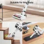 [US Direct] MOOSOO S5 Mate BLDC Cordless 20KPa Handheld Vacuum Cleaner Powerful Brushless Suction with Green LED Floor Brush Light