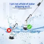 NovuLife Cordless Electric Spin Scrubber with 9 Replacement Head Dual Speed Electric Brush for Cleaning Power Bathroom Scrubber for Bathtub Tile Floor