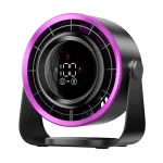 100 Speeds Desktop Circulating Fan Portable 720° Airflow AI Smart Control Portable Cooling Turbo Silent Wind Fan Type-C Charging