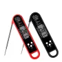 Foldable Digital Food Thermometer Grill Meat Kitchen Thermometer Baking Milk Water Thermometer Magnetic Kitchen Temperature Gauge