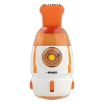 600pa Creative Mini Desktop Vacuum Cleaner Rocket Space Capsule Portable Handheld Cleaner USB Rechargeable for Desk Soft Car Cleaning