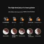 Cordless Electric Coffee Grinder Portable Household Small Grinding Machine USB Rechargeable Adjustable Grinding