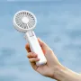 2000mAh USB Mini Fan Double Blade 180° Adjustable Handheld Fan Dual Motor 4 Wind Speed Foldable Neck Hanging Small Fan