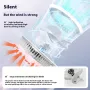 USB Desktop Fan Wall-Mounted High Wind Power 100-speed Adjustment USB Electric Fan 180° Adjustable Angle