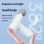 Electric Mini Muscle Massage Gun 6 Speed 4 Massage Heads Professional Vibration Massager Fitness Fascia Gun