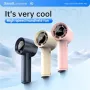 Tevorex Compact Rechargeable Cooling Fan with Type-C Fast Charging Five Adjustable Speeds LED Functional Display Lightweight Design