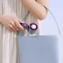 High-Speed Handheld Cooling Fan 1-199 Adjustable Gear Violent Turbo Fan Digital Display Screen Desktop 4000mAh Portable Small Fan
