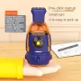 600pa Creative Mini Desktop Vacuum Cleaner Rocket Space Capsule Portable Handheld Cleaner USB Rechargeable for Desk Soft Car Cleaning