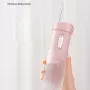 Portable Cordless Water Flosser with 4 Modes & 4 Nozzles Rechargeable IPX7 Waterproof 200ml Telescopic Water Tank Travel Oral Irrigator
