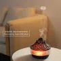 Household Humidifier USB Colorful Simulation Flame Aromatherapy Machine Bedroom Remote Control Air Purification Humidification