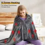 150x80cm USB Electric Blanket Warm Cape Coral Fleece Plush 3 Speed Winter Heater Warming Pad