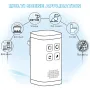 AC100-240V Small Air Purifier Ozone 28 Millon Negative Ions Generator Ionizer Ionizer Toilet Deodorizer Pet Deodorizer Air Ionizer EU Plug-in