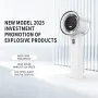 100 Adjustable Speed Silent High-Speed Handheld Outdoor Fan Rechargeable Mini Portable Turbine USB Fan