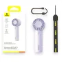 Baseus GoTrip DT1 Mini Turbine Handheld Fan 3 Speed Adjustable Portable Fan 1200mAh Rechargeable Fan for Desktop Outdoor Camping