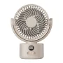 Tevorex Compact USB Rechargeable Desk Fan Quiet Large Battery Display Rotating Cooling Airflow for Home Office Outdoor