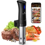 BLITZHOME SV2209 1100W Sous Vide Cooker APP Control Thermal Immersion Circulator Machine with Digital LED Display Time and Temperature Control