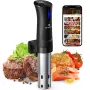 BLITZHOME SV2209 1100W Sous Vide Cooker APP Control Thermal Immersion Circulator Machine with Digital LED Display Time and Temperature Control