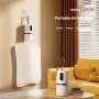 Tevorex 220V 200W Portable Dryer 240-Minute Timer Auto Shut Off Compact PTC Heating Technology Quick Drying 360° Hot Air Circulation