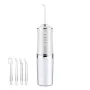 Cordless Dental Oral Irrigator with Adjustable Pressure Modes USB Rechargeable Water Flosser for Travel and Home
