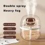 3L Humidifier Dual Nozzle USB Essential Oil Diffuser Aromatherapy Diffuser Large Capacity Indoor Aromatherapy Machine Home Bedroom