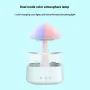 450ML Household Humidifier Large Fog Capacity Household Bedroom Lamp Raindrop Wood Grain Essential Oil Aromatherapy Machine