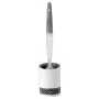 Silicone Plus Liquid Toilet Brush No Dead Corner Toilet Cleaning Brush Water Spray Soft Brush Long Handle TPR Silicone Refillable Brush with Wall Mounted Bathroom Cleaning