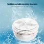 Portable Ultrasonic Washing Machine 18W 5V USB Powered Blue Light Sterilization Automatic Timer Compact for Travel Dorms Apartments RVs