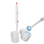 Tevorex Electric Toilet Brush Wall-Mounted Household Toilet Cleaning Brush Disposable Head Replacement Bathroom Cleaning Tool