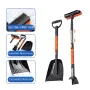 Detachable Extendable Window Glass Cleaning Ice Removal Shovel Car Snow Shovel Removable Telescopic Window Glass Snow Removal Car Cleaning Tool Deicing Shovel