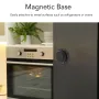Magnetic Stainless Steel Mechanical Kitchen Timer Battery-Free Countdown Clock for Cooking, Baking, Study, Time Management