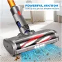 ForDyson V6 Electric Floor Brush Head Vacuum Cleaner Soft Sweeper Roller Head Floor Brush Replacement