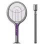 2 In 1 Adjustable Angle Electric Mosquito Swatter Mosquito Swatter Rotatable Foldable Electric Mosquito Swatter Telescopic Electric Mosquito Swatter